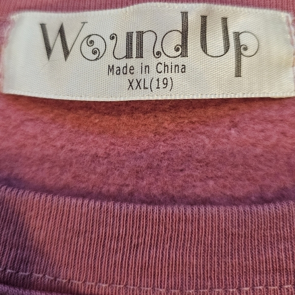Wound Up Long Sleeve Pullover Graphic Sweatshirt Size XXL (19) - Picture 5 of 9
